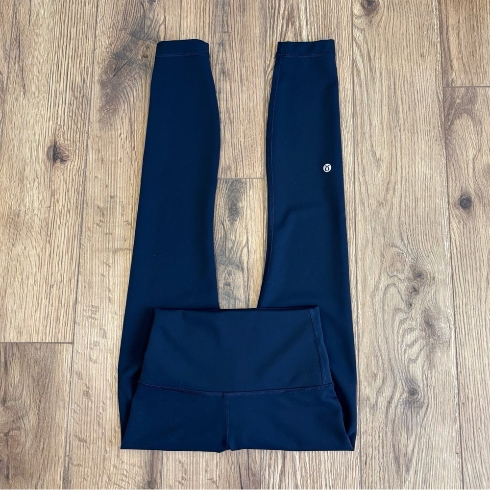 Lululemon Wunder Train High Rise Tight 25" In Mineral Blue Size 2